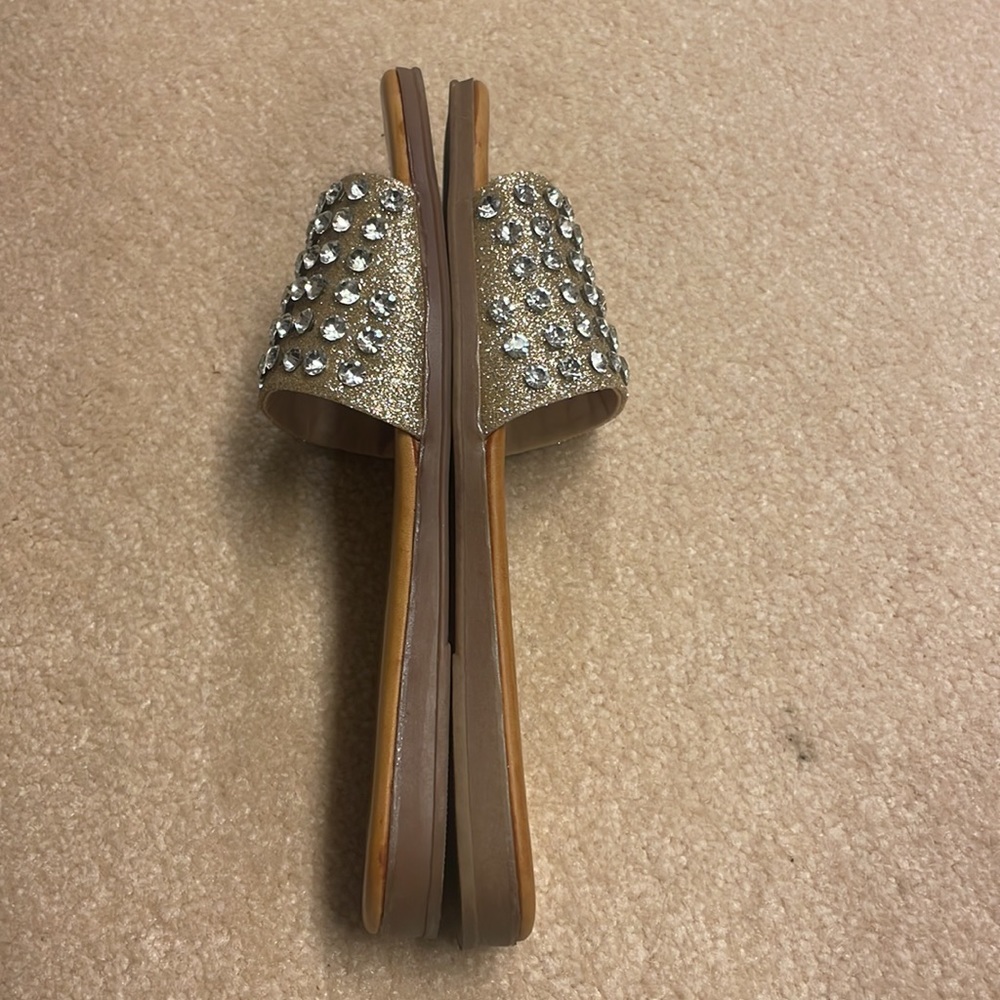 πHost Pick!π TAHARI Women Lindona Gemstone Slide Sandals with BOX - Picture 3 of 3